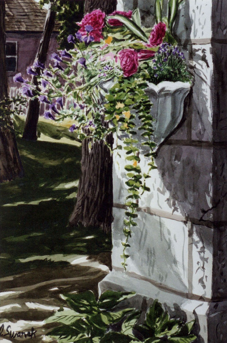 Flowers on Stuart Street - Guelph, ON - Joseph Swanek Artist