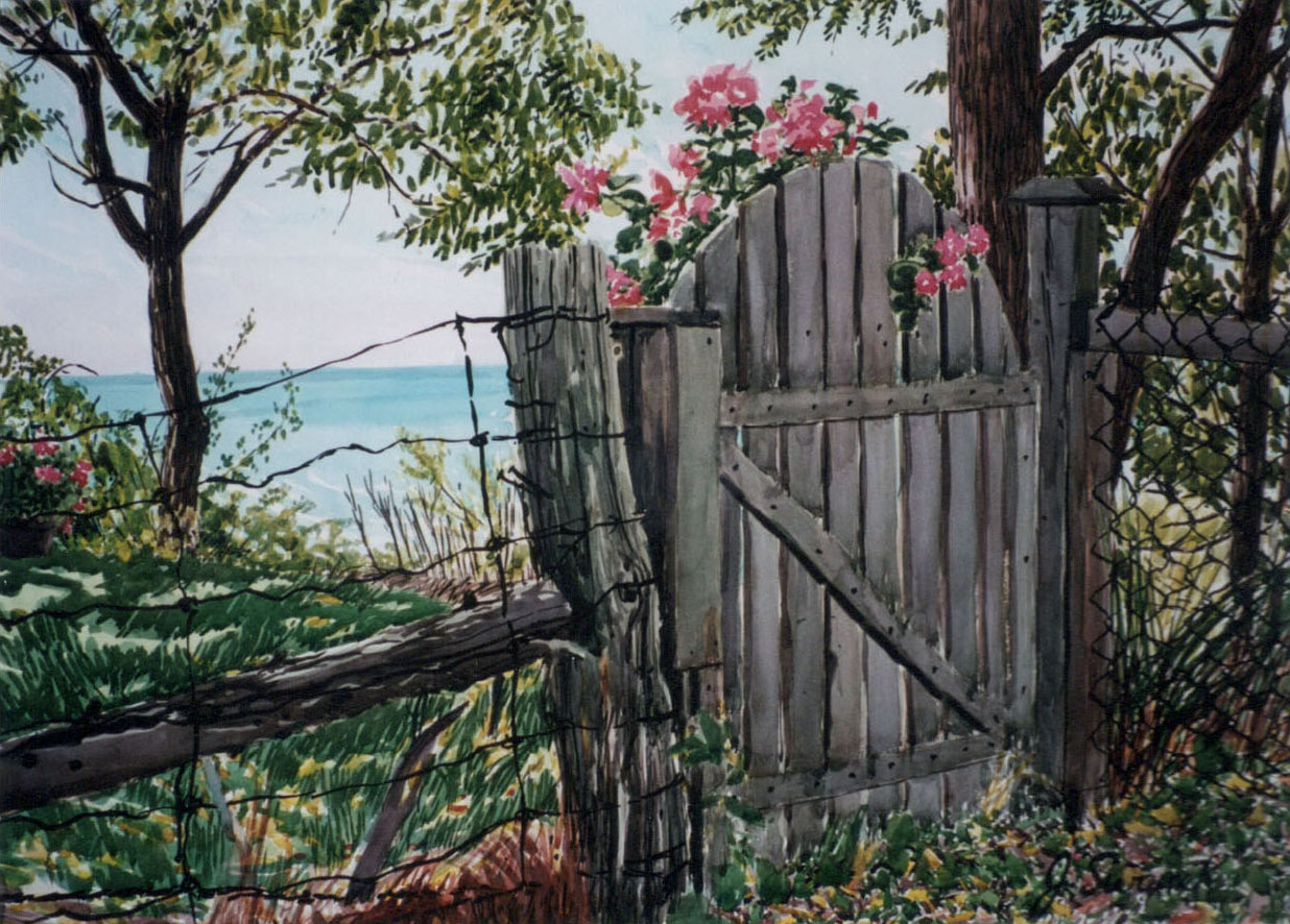 Gate - Bayfield, ON - Joseph Swanek Artist