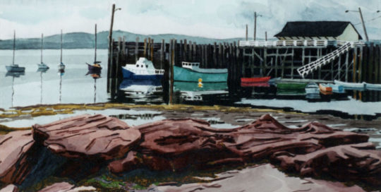 The Wharf - St. Andrews, NB - Joseph Swanek Artist