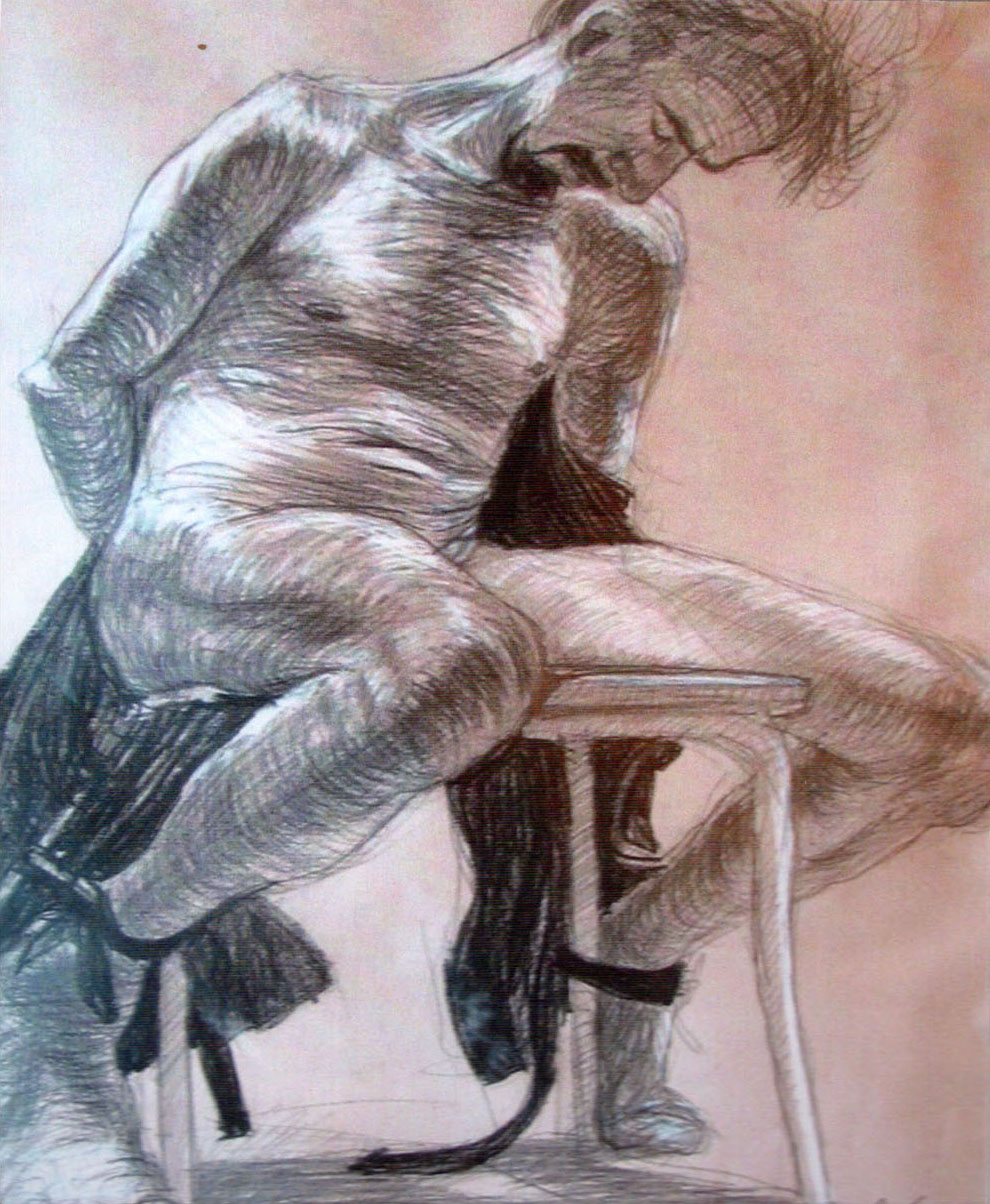 Male Figure Study - Joseph Swanek Artist